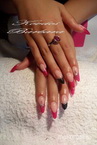 Best Nails - Pink and balck 2