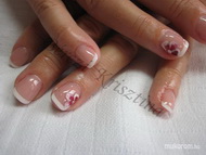 Francia zselé giga virággal