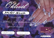 akril akvarell egy mozdulat oklevél