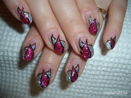Best Nails - csillámos