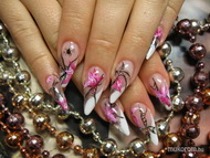 akrillal pókhálós pókos