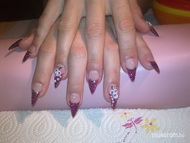 Zselé porci virággal