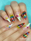 Best Nails - Gabika is Skittles cukorkásat kért