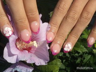 Best Nails - Petra rózsaszín swarovski 2