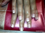 saját köröm erösitése gél lakkal