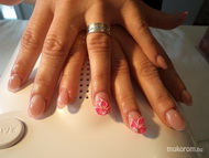 Porcivirág akrillal