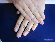 Csillámos lazac francia