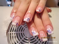 Best Nails - Francia virágos