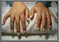 fehér francia arany széllel