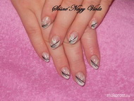 Fekete fehér ezüst