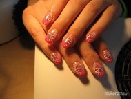 rózsaszín csillámos