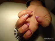 Rózsaszín csillámos