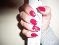 Cherry csillámos zselé kövekkel