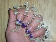 Épített zselés köröm színes véggel