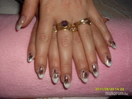 francia nyomdázott mintával