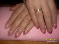 csillámos gumi virággal