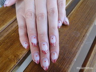 Piros csillámos Mariannomnak