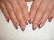 Zselé zselével díszítve