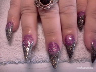 épített zselés közelebbről