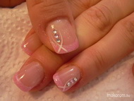 rózsaszínű mintával