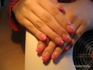 rózsaszín csillámos