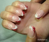 Fehér francia piros csillivel