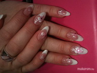 zselé mandula akrillal