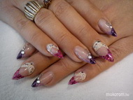 fly brill lila és glitteres lila