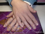 Gel lac akril mintával