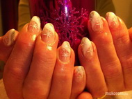 zselés köröm karácsonyra