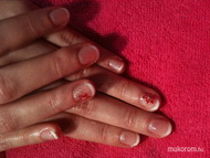 Gl Francia akril díszítéssel