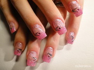 Rózsaszín csillámmal