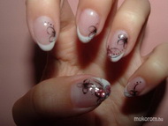 csillámos akrildíszítés