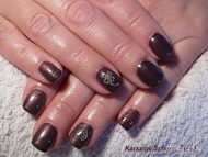 egyszinű zselés saját körömre