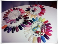 Zselés lakk szineim