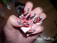 Best Nails - vörös és fekete