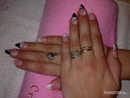 Best Nails - francia feketével