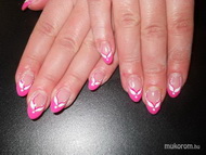 Magdi zselés pink fehér