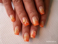 színes zselés díszítés