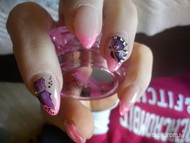 akril és köves diszítés