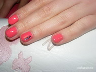 Gél lakkozás kövekkel