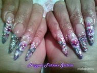 Épített zselés műköröm