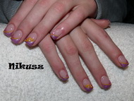 Kaméleon zselével díszítve