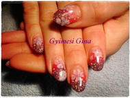 Zselés virágok csillámra