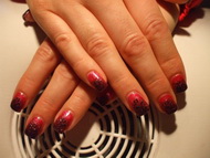 Zselés műköröm díszítés