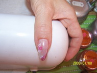 Juditkám kapott egy körmöt,gyakoroltunk