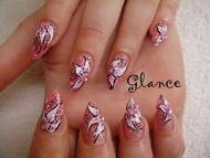 Festőzselés virágok Szandrának