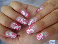 Andika festőzselés virágai