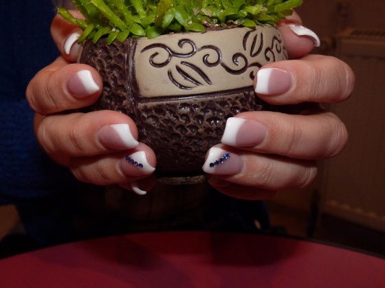 Trembeczki Hajnalka /CrystalNails refrencia körmös/ - zselés francia köröm - 2010-05-15 10:30