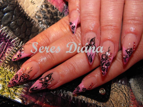 Seres Diána - black & pink - 2010-04-17 17:58